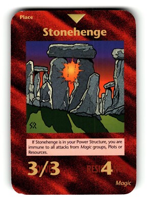 その他 Stonehenge PSA9 INWO Stonehenge Card Limited INWO Illuminati New World Order | eBay