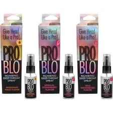 ProBlo Deep Throat Oral Sex Desensitizing Numbing Spray 1 oz - Choose Flavor