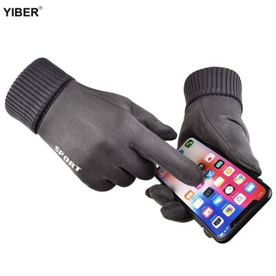 Winter Fishing Warm Touchscreen Gloves Men Fashion Garment Windproof Sport Glove