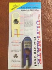 Ultimate Tip Tool PURPLE. Pool Cue Care.