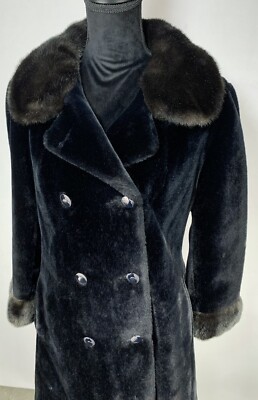 Vintage Black Faux Fur Coat Ultra-Seal Sportowne New York Vintage Black Faux Fur Coat Ultra-Seal Sportowne New York