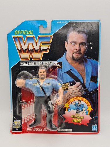 WWF WWE Hasbro Big Boss Man Series 3 Wrestling Sea...