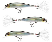 3 Yo-Zuri 3DB Jerkbait Suspending Prism Silver Black R1103-PSBL Saltwater Lures 