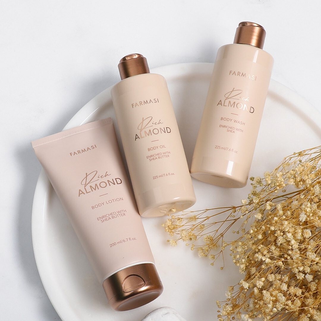 Farmasi Rich Almond Body Oil. 7.6 fl. oz. FREE SHIPPING!