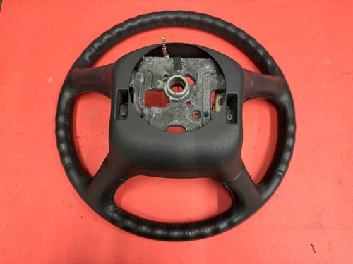 1998-1999 GM C1500 K1500 TAHOE SUBURBAN LEATHER STEERING WHEEL GRAY USED OEM - Picture 8 of 10