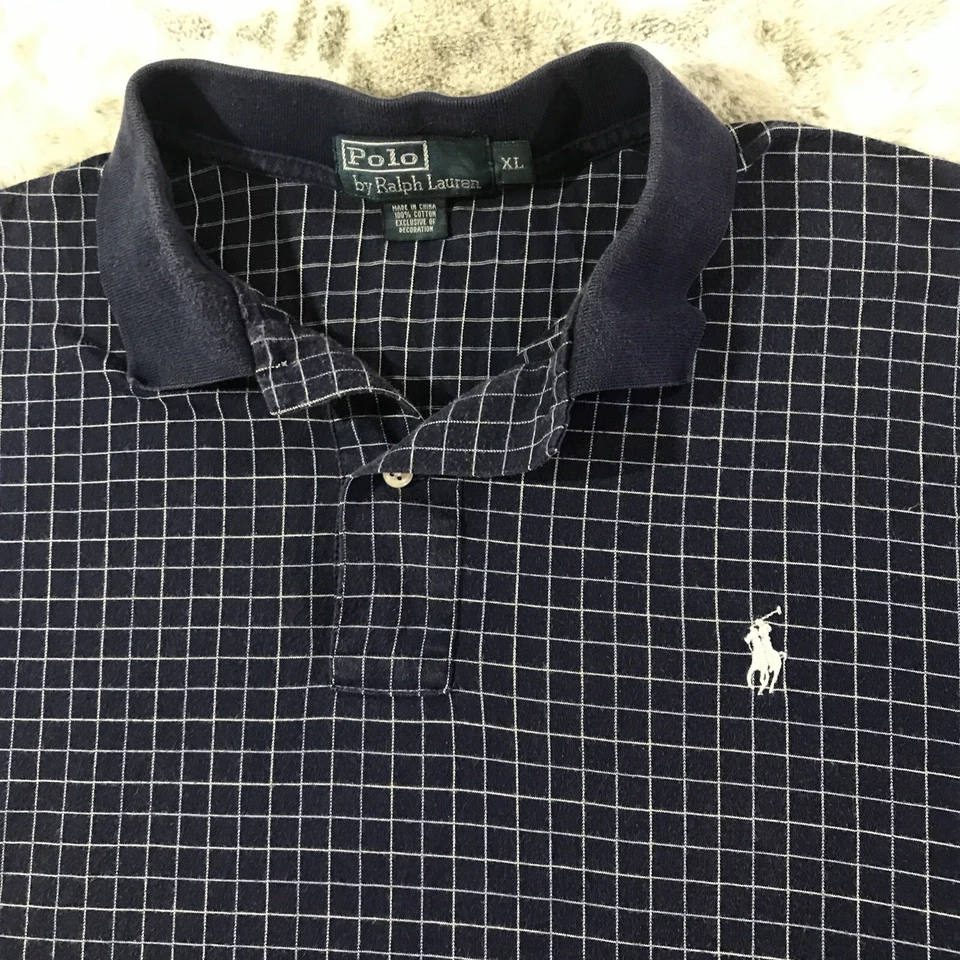 Camisa Polo de Campo Ralph Lauren De Colección Para Hombres XL Desteñida por el Sol Geométrica AOP PRL Foto 2 de 4