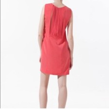 Zara Coral Sleeveless Dress Size Small