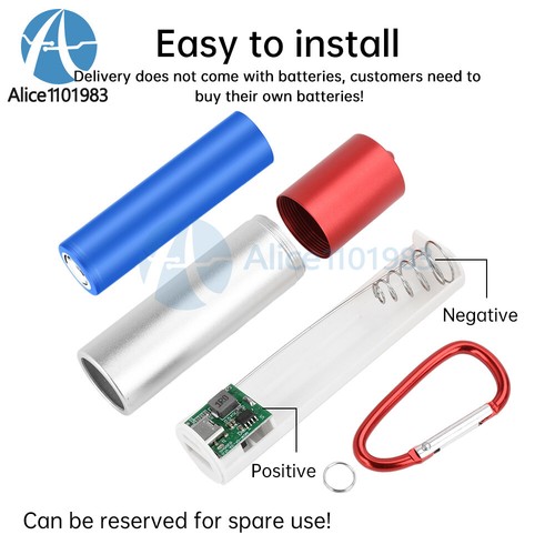 1pc 18650/21700 Battery Box Mobile Power Bank Case Kits DIY 5V2.1A Fast Charging - 第 5/31 張圖片