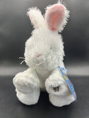 Webkinz Lil Kinz White Bunny Rabbit 7'' Plush Stuffed Animal Ganz HS078 With Code