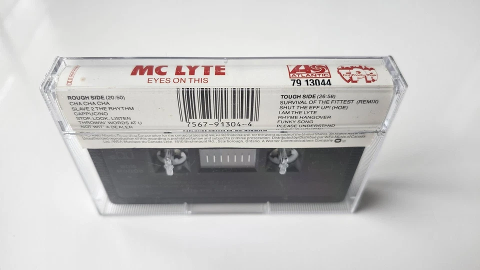 MC LYTE - Eyes On This (1989 Hip Hop Cassette Tape, Canadian Edition) OG Rare - Image 3 of 4