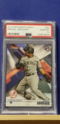 Miguel Andujar - 2018 Bowman's Best RC   PSA 10  