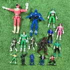 Vintage Power Rangers Mix Lot of 15 Bandai Action Figures