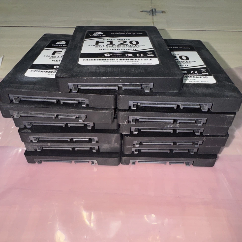 Lot 13 Corsair Force 3 CSSD-F120G2B/RF2 SATA 120GB 2.5" SSD Hard Drives - Image 3 of 3
