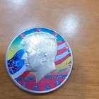 1964 Kennedy Half Dollar Colorized Silver Coin United States Uncertified