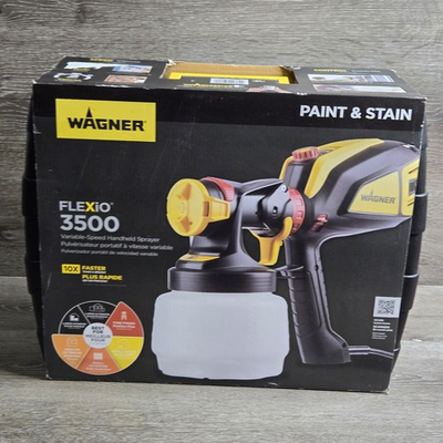 #ad Wagner Flexio 3500 Variable Speed Handheld Paint amp; Stain Sprayer Kit 10X Faster $90.24