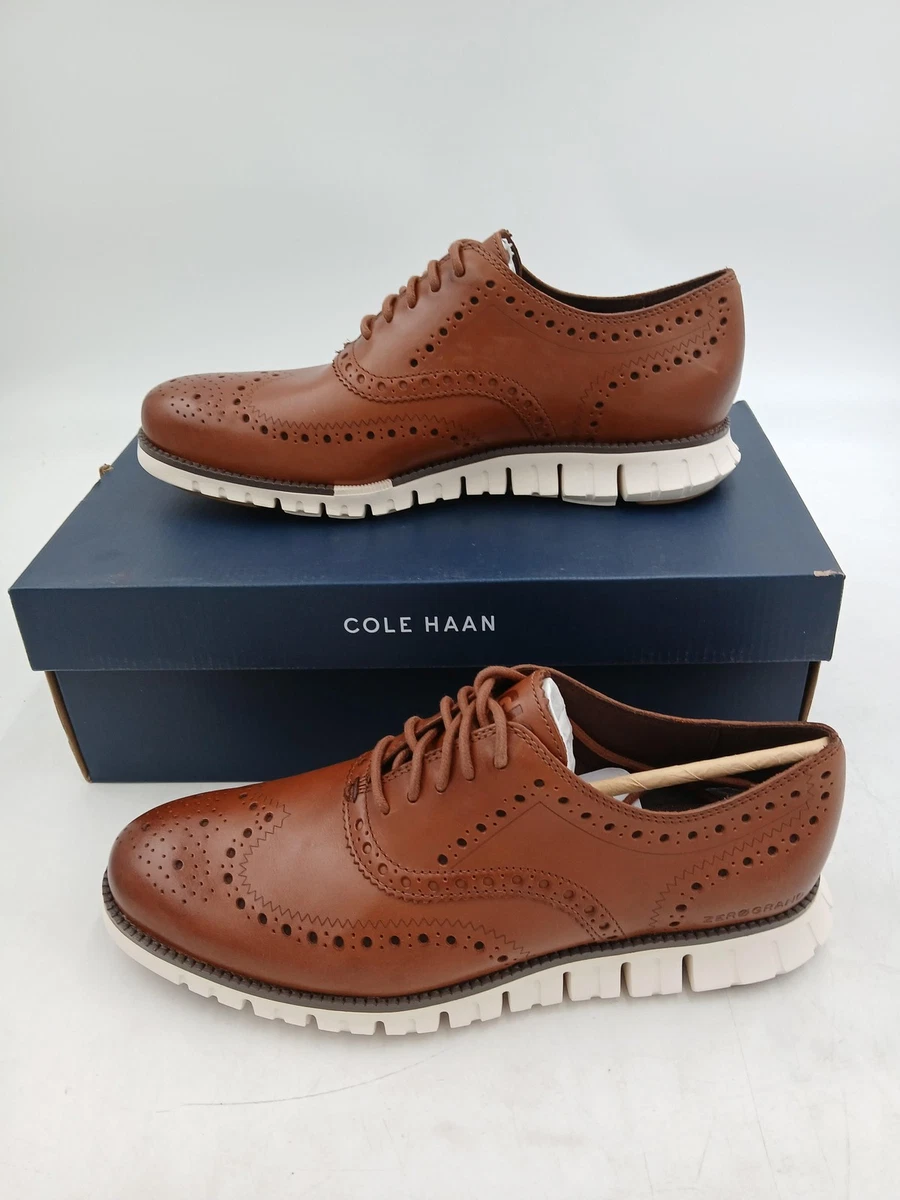 Cole Haan Men\'s Grand+ Wingtip Oxford Shoes C34022 British Tan Sz 8.5M NEW! $195 Cole Haan Grand Wingtip Oxford British Tan | Mercari main image 4
