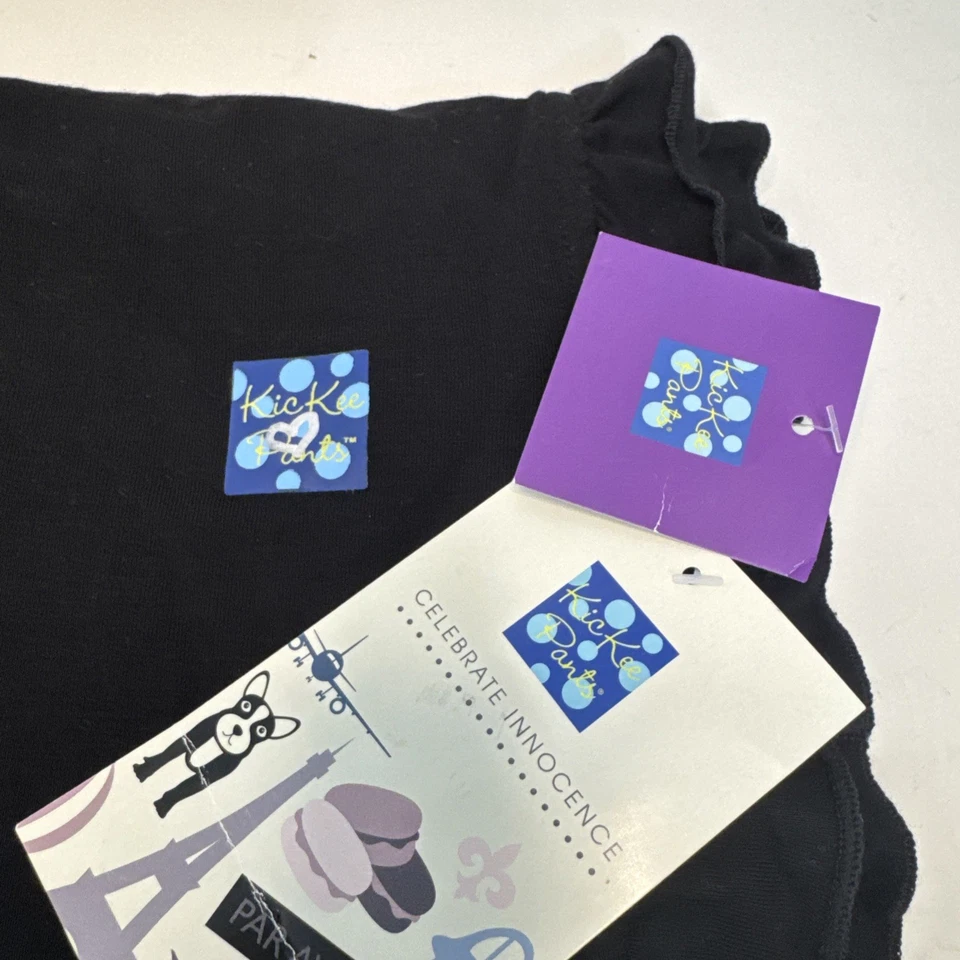 Manta para cochecito Kickee Pants negra lisa con volantes elástica bambú 30 X 40 pulgadas nueva con etiquetas Foto 3 de 4