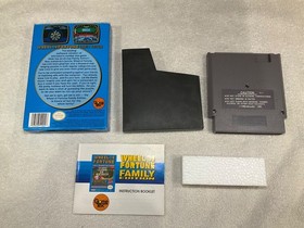 Wheel of Fortune Family Edition NES Nintendo 1990 CIB Complete Box Manual GameTe