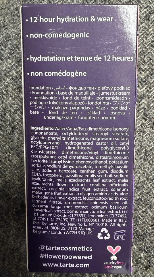 Hidratante colorido Tarte Hydrator 1 oz/tamanho completo justo/leve/bege - Imagem 2 de 3