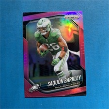 2024 Panini Prizm Pink Prizm #232 Saquon Barkley Philadelphia Eagles NFL