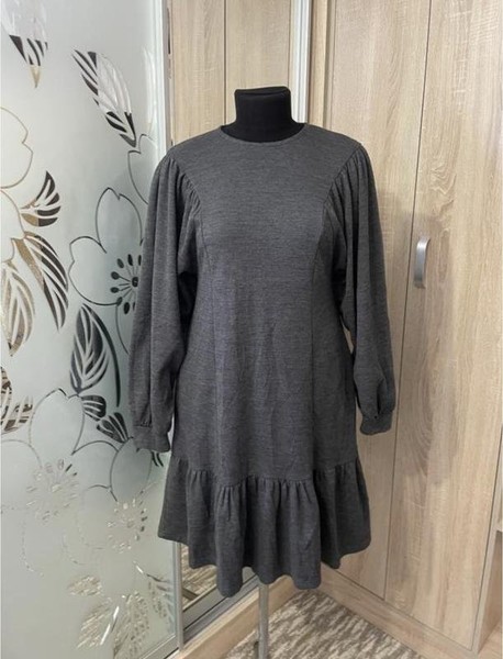 Women Gestuz Dress Grey Wool 38 #86F3