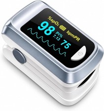 Pulse Oximeter Blood Oxygen Monitor Heart Rate SpO2 OLED Display