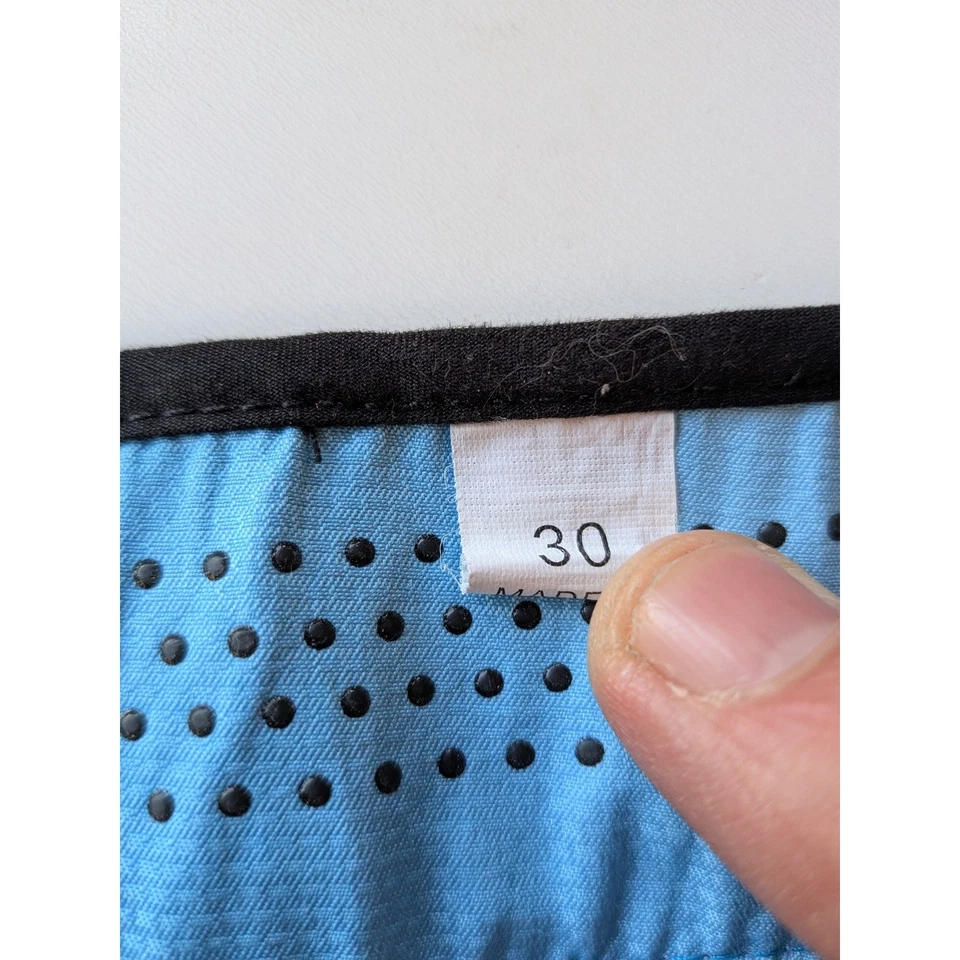 Traje de baño Rip Curl para hombre talla 30 azul a rayas agarre surf bolsillo con cremallera Foto 4 de 4