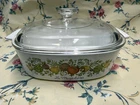 Vintage Corning Ware Spice of Life - 2qt Casserole Baking Dish A-2 Lid Pyrex DK