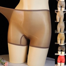 Sophisticated Men's Sheer See Through Glossy Underpants Lingerie Briefs