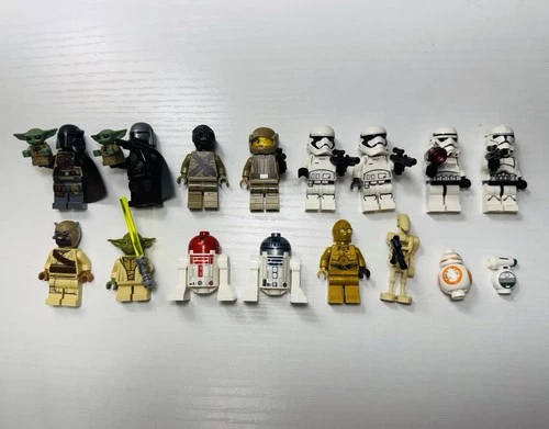 LEGO Star Wars Minifigure and Accessories! Set of 15! Movies and Shows!