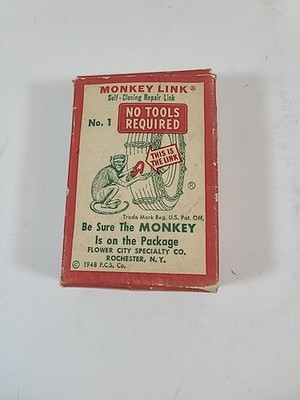 Vintage 1948 Monkey Link Self Closing Repair Link No 1