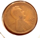 1914-D Lincoln Wheat Cent Penny Rare VG+