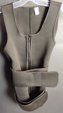 Neoprene Waist Trainer Vest Zip Front Adjustable Fitness Shaper Workout Gear