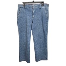 Vintage Y2K Tommy Hilfiger Blue Mid Rise Denim Capri Pants Jeans Womens 12