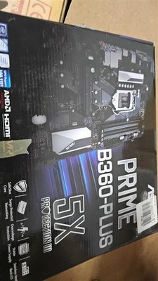 B350-PLUS ASUS Prime Plus Motherboard Gaming AMD USB 3.1 ATX FOR PARTS ONLY
