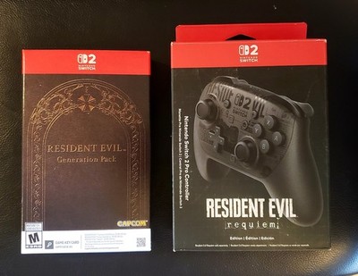 Resident Evil Generation Pack and Resident Evil Requiem switch 2 Pro Controller 
