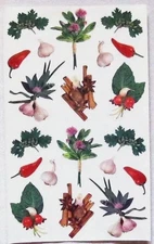 Mrs Grossman 4x6 inch 'Herbs and Spices' Sticker Sheet (Vintage-Retired)