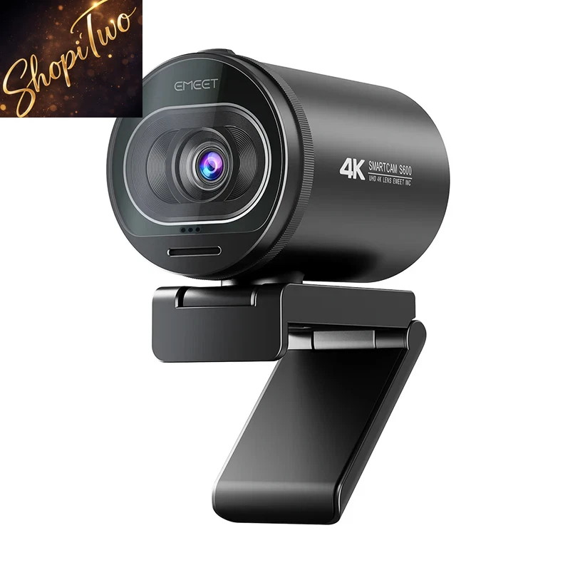 Webcam 4K Streaming Web Camera 1080P 60FPS USB Camera EMEET S600 Autofocus Live S