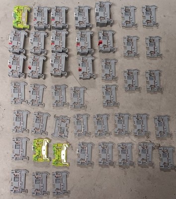 Mixed Lot DIN Rail Terminal Blocks Jumper Bars- Pheonix Contact