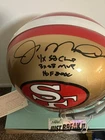 Joe Montana 49ers Autographed Riddell Throwback Authentic Helmet
