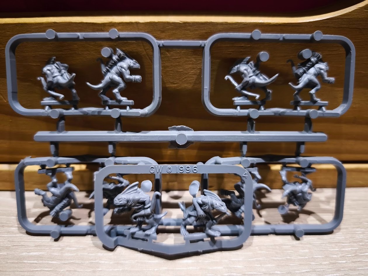 Warhammer Lizardmen Skinks figurines vintage de 1996 Games Workshop - 2