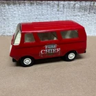 Vintage Tonka Fire Chief Van/Truck 5” Pressed Steel Red & White