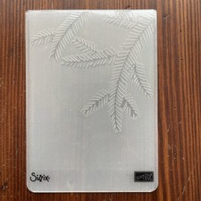 Stampin' Up PINE BOUGH Embossing Folder Textured Layered Background Card Making