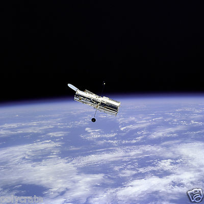 Foto Nasa - Teleskop Hubble -ansicht La Shuttle Discovery - Conquest Raumstation