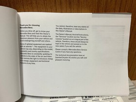 Handbook Manual Instruction Mercedes Benz W463 G320/500 G55 AMG G270/400 CDI Eng