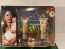 NOS Baby Phat Golden Goddess - Kimora Lee Simmons 3-pc Gift Set Discontinued