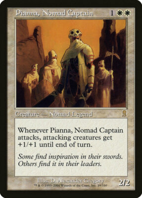 Magic MTG Tradingcard Odyssey 2001 Pianna, Nomad Captain 39/350