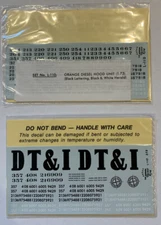 HERALD KING HO DECAL - DETROIT, TOLEDO & IRONTON/DT&I ORANGE HOOD DIESEL #L-110