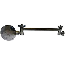 LASCO 08-2457 Shower Head with Adjustable All Directional Arm, Chrome Plated