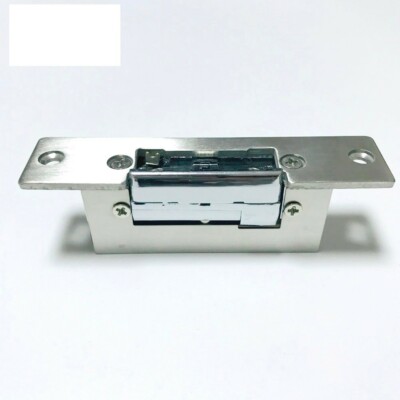 Narrow NO/NC Adjustable Tongue Electric Strike Door Latch Lock Fail Secure/Safe